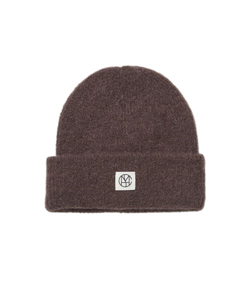 MSCH Hope Icon Beanie Strikhue med uld, One size, Støvet Lilla